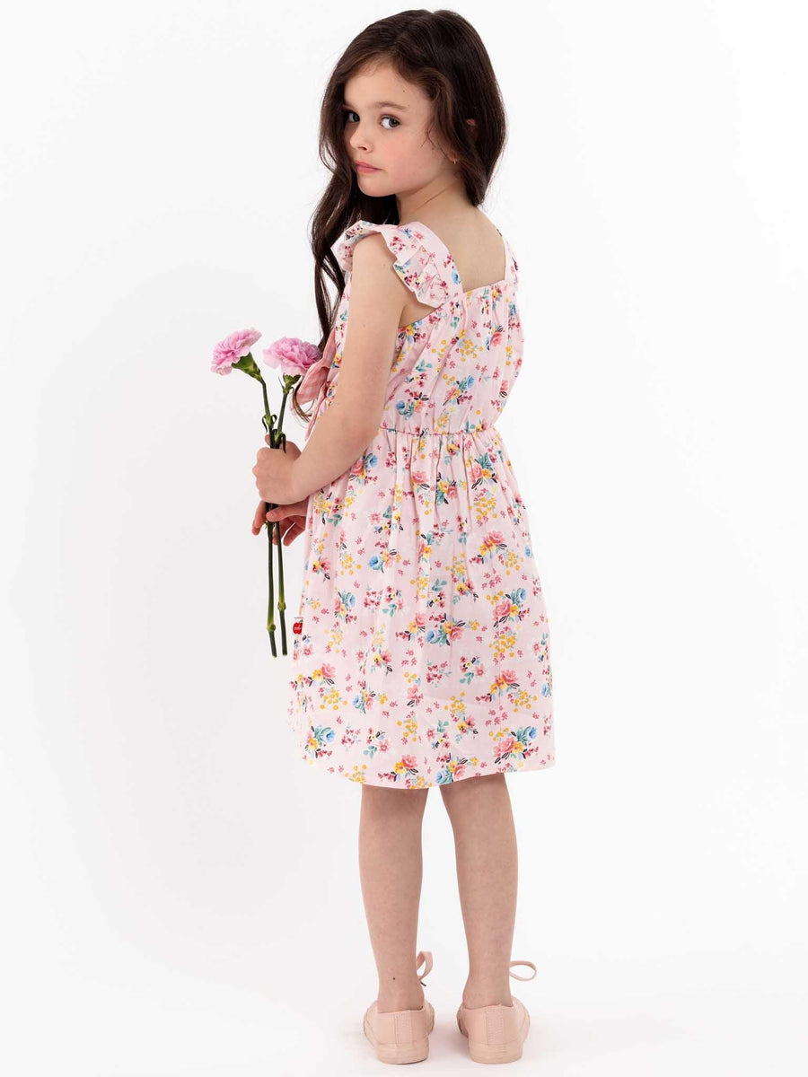 Vintage Pink Floral Mia Dress