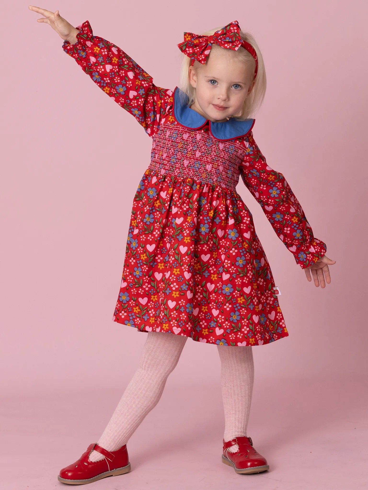 Wild Hearts Bow Stretchy Headband