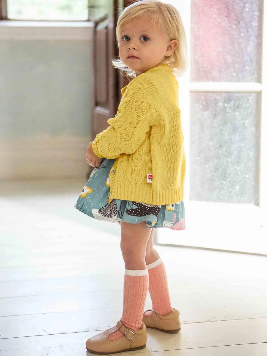 Willow Butter Yellow Cotton Cardigan