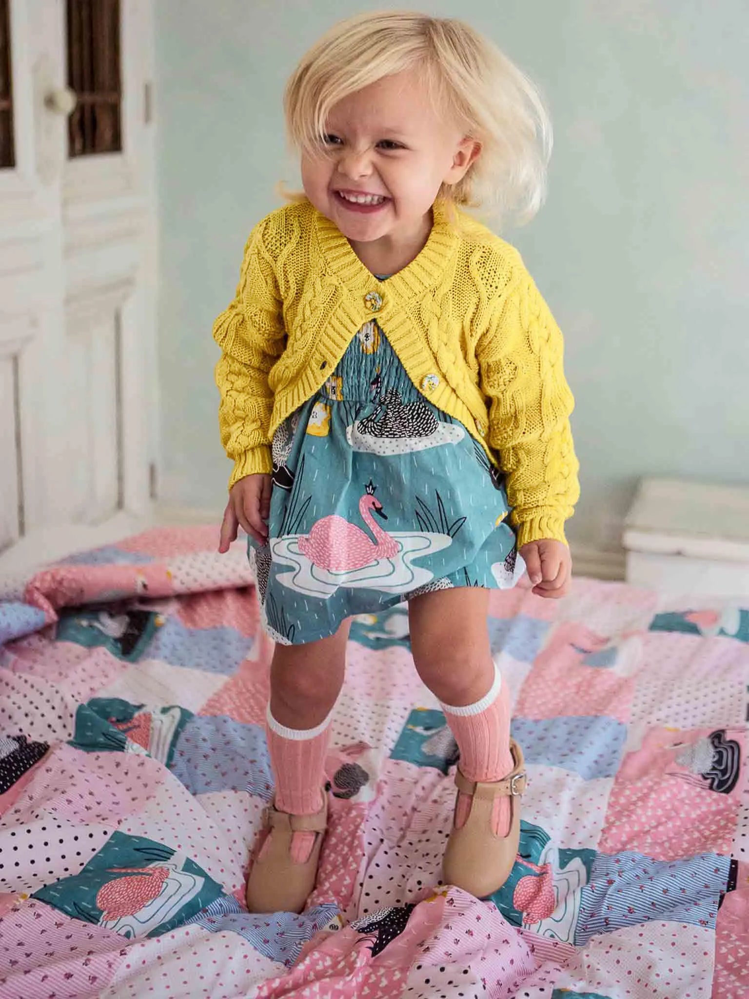 Willow Butter Yellow Cotton Cardigan