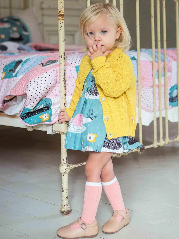 Willow Butter Yellow Cotton Cardigan