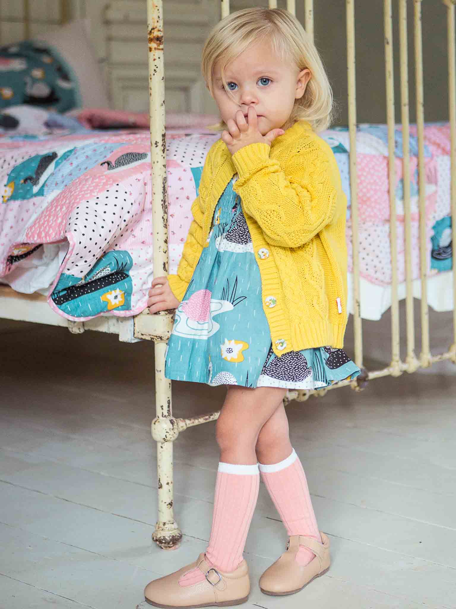 Willow Sunshine Cotton Cardigan - Oobi