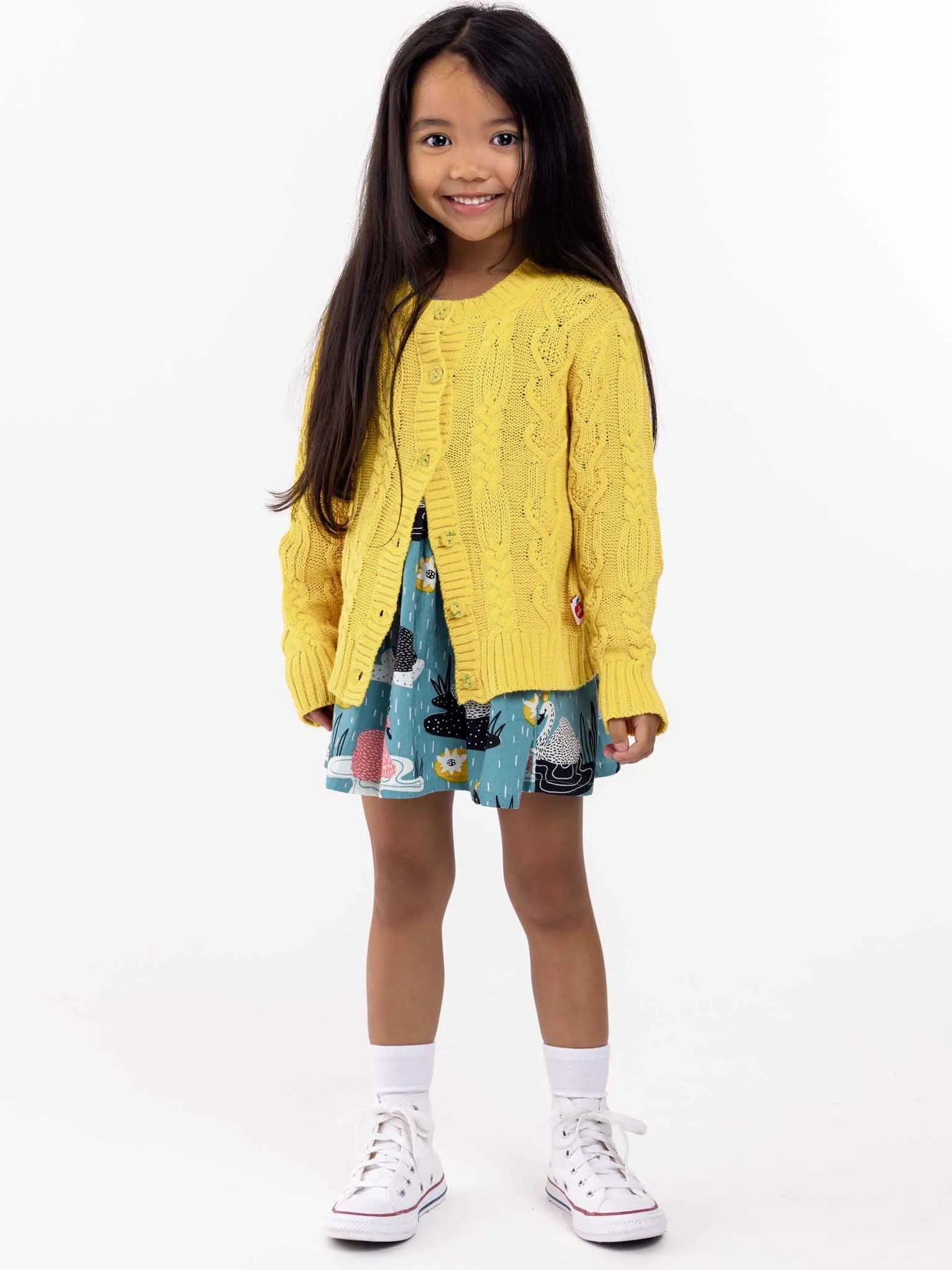 Willow Butter Yellow Cotton Cardigan