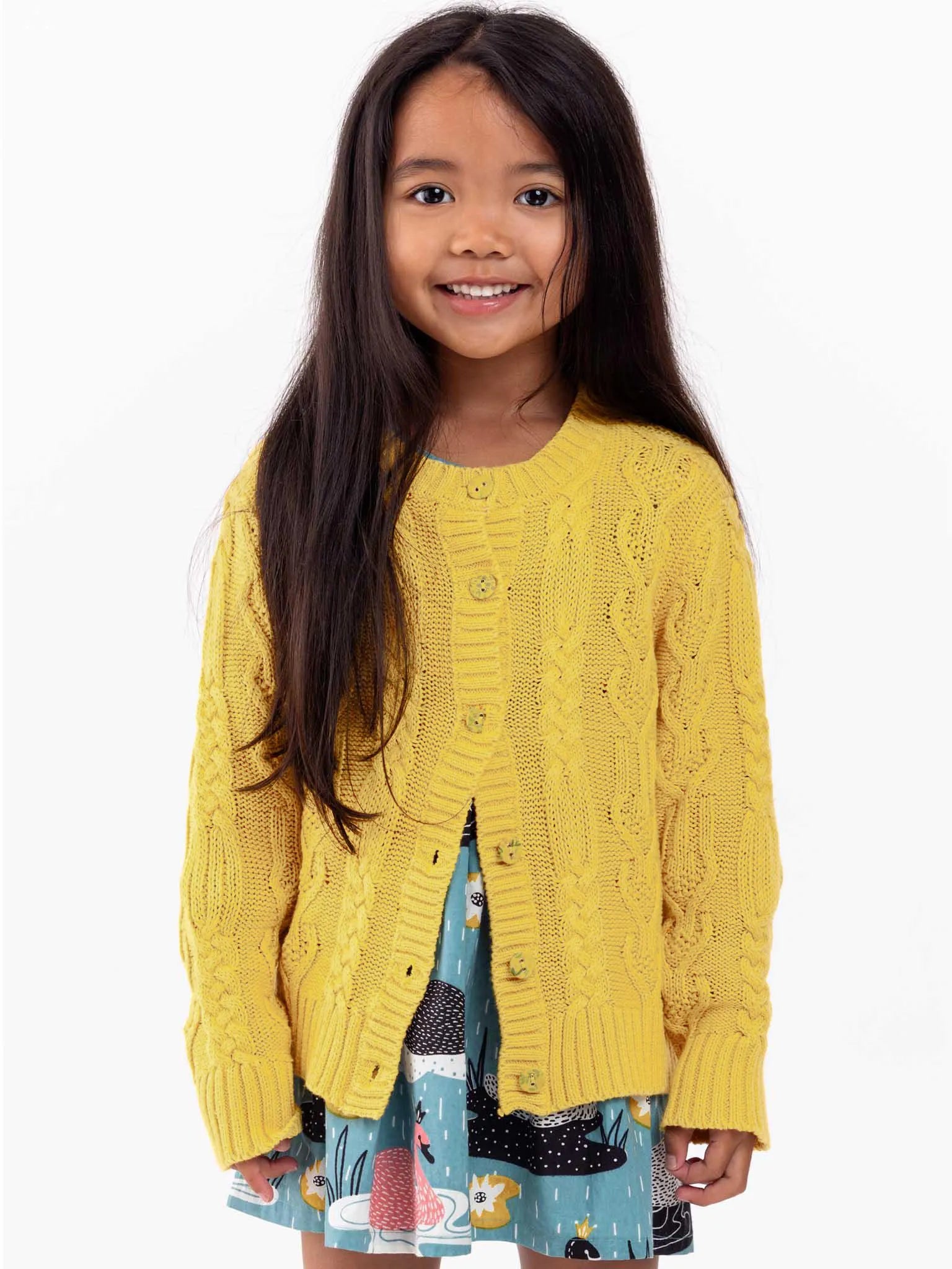 Willow Butter Yellow Cotton Cardigan