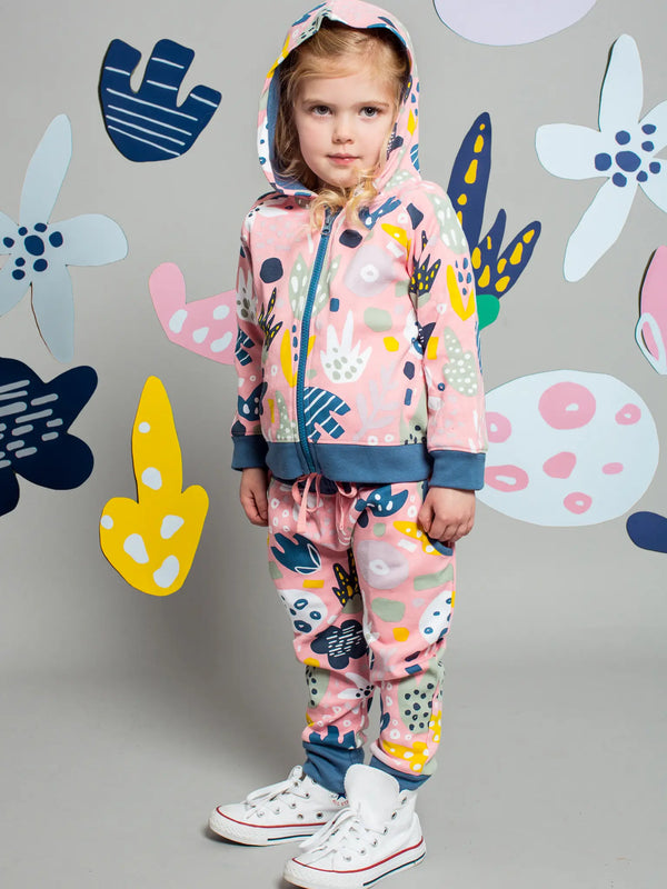 Pink Jungle Jersey Joggers