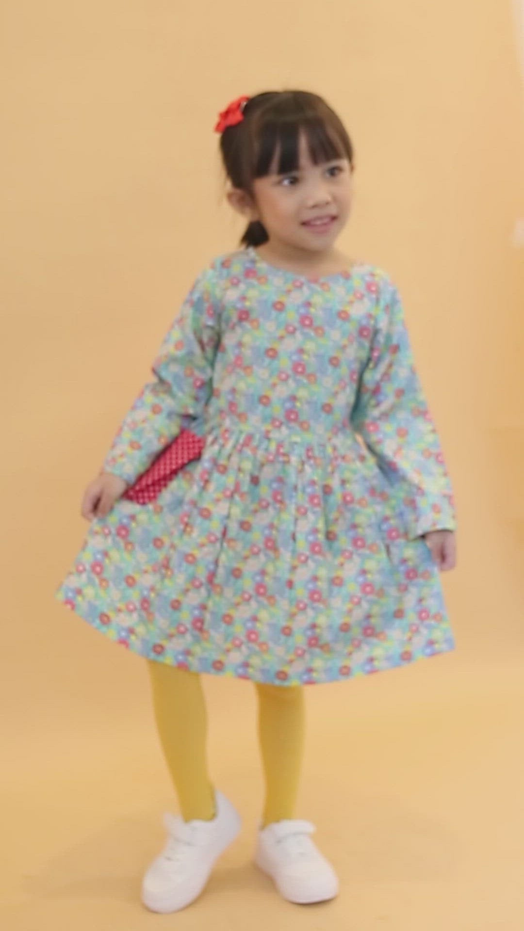 Mini floral dress