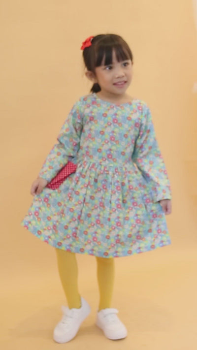 Mini floral dress