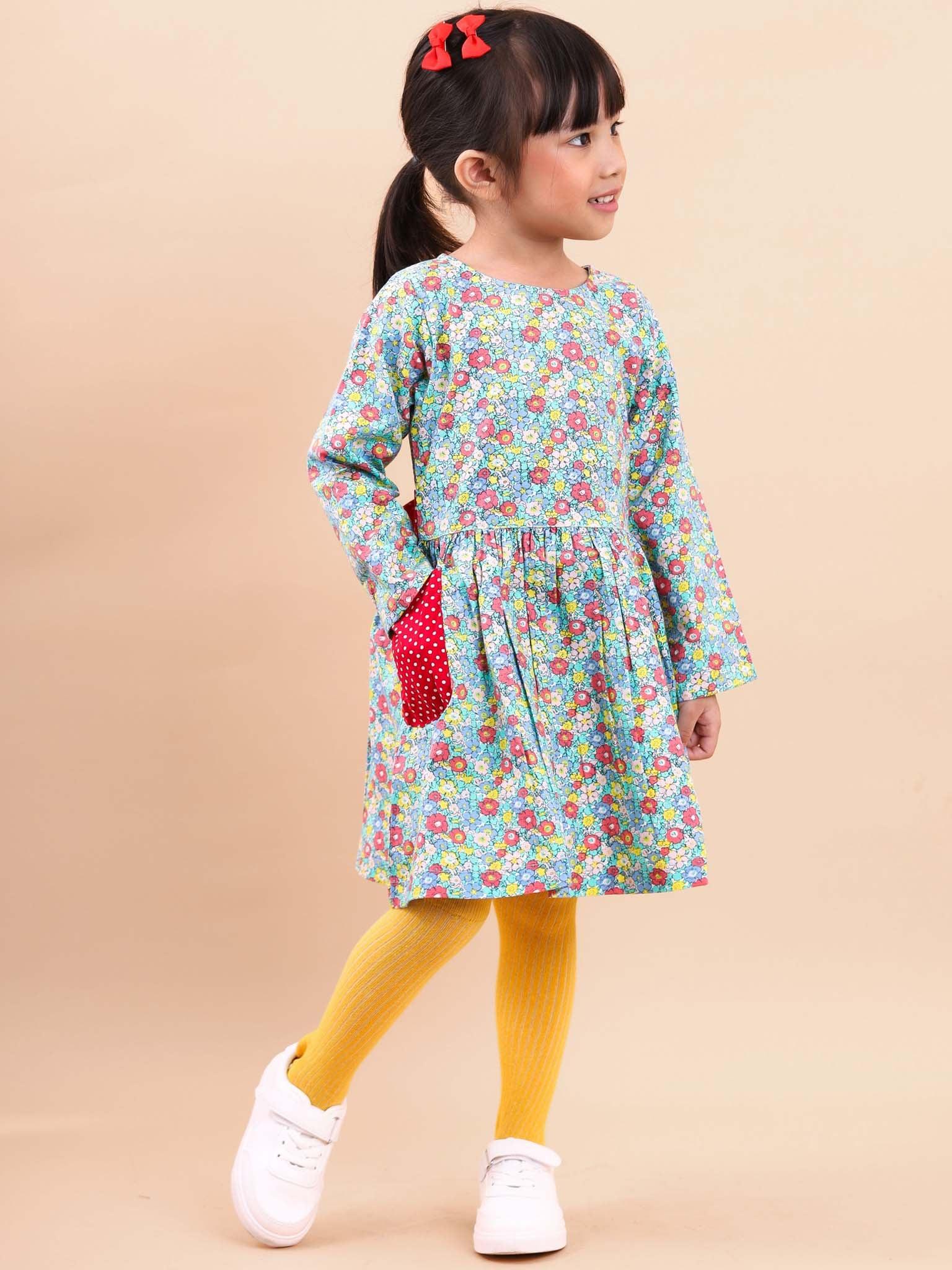 Angelina Mini Floral Dress - Oobi
