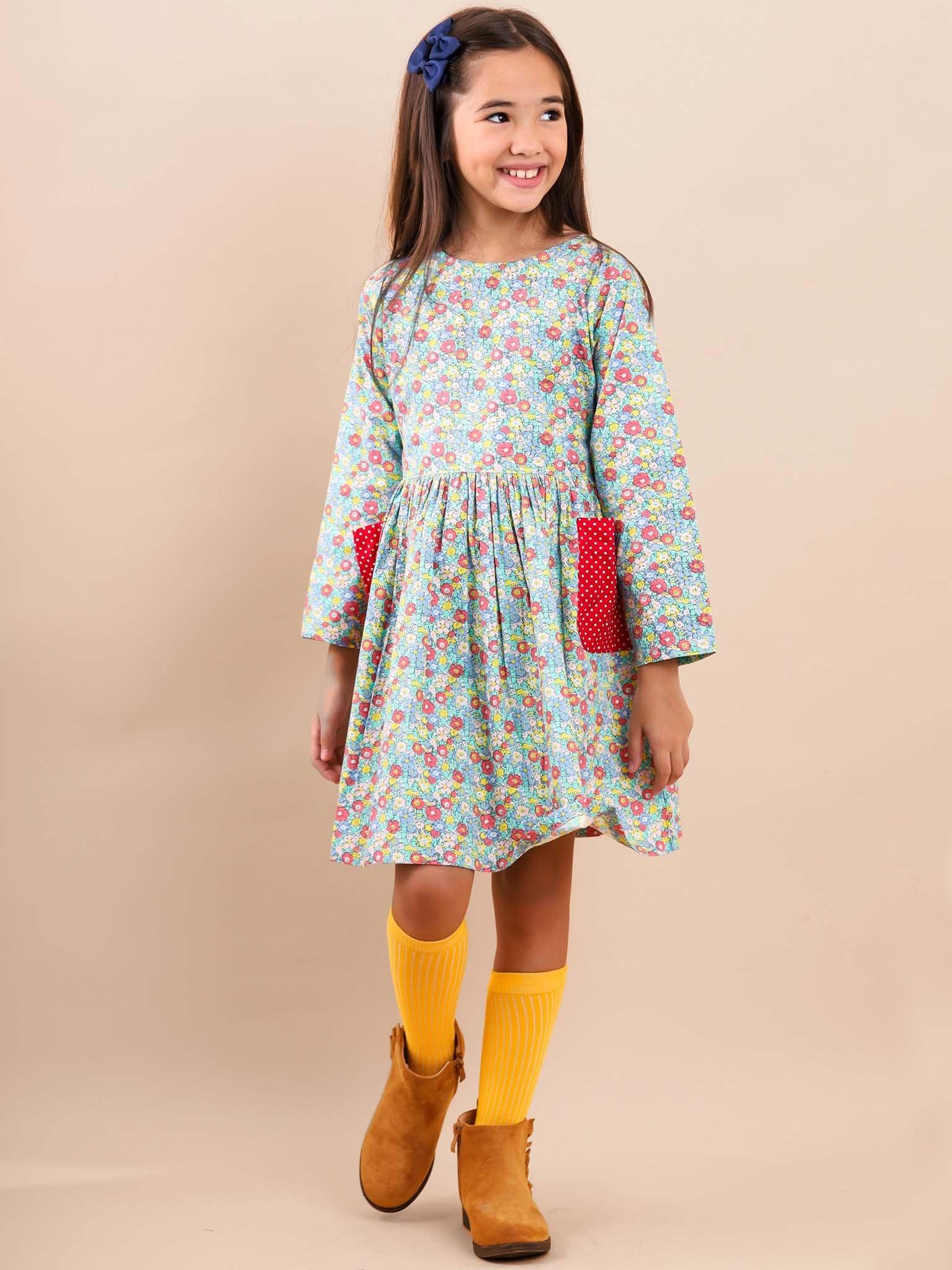 Angelina Mini Floral Dress - Oobi