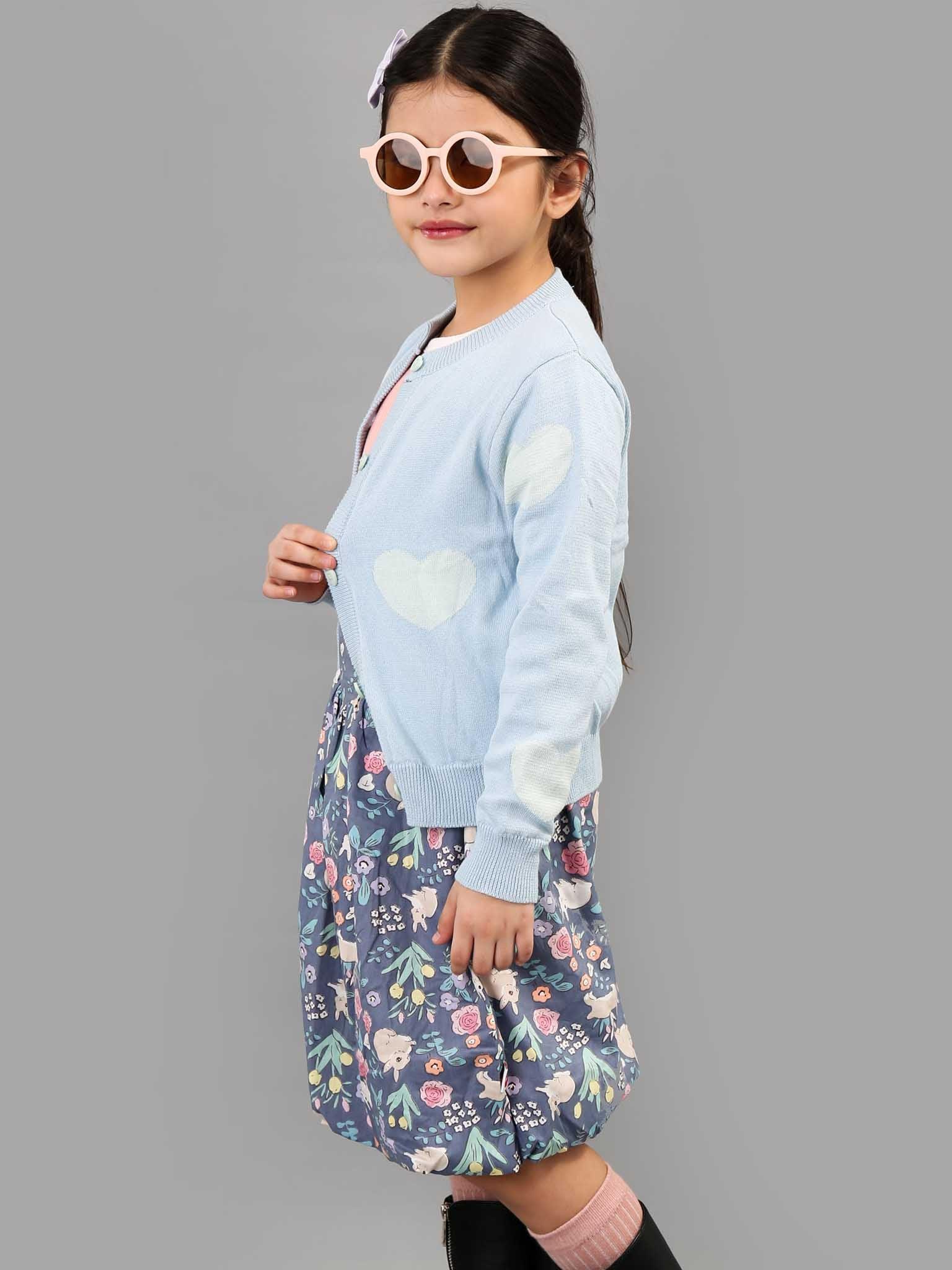 Maxine Starlight Hearts Cotton Cardigan - Oobi