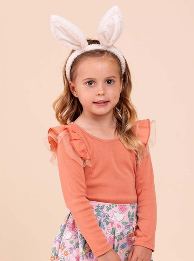 Peach tee for kids