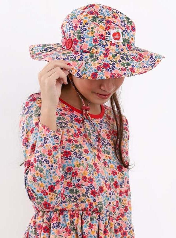 Margot Pink Forest Flower Hat - Oobi