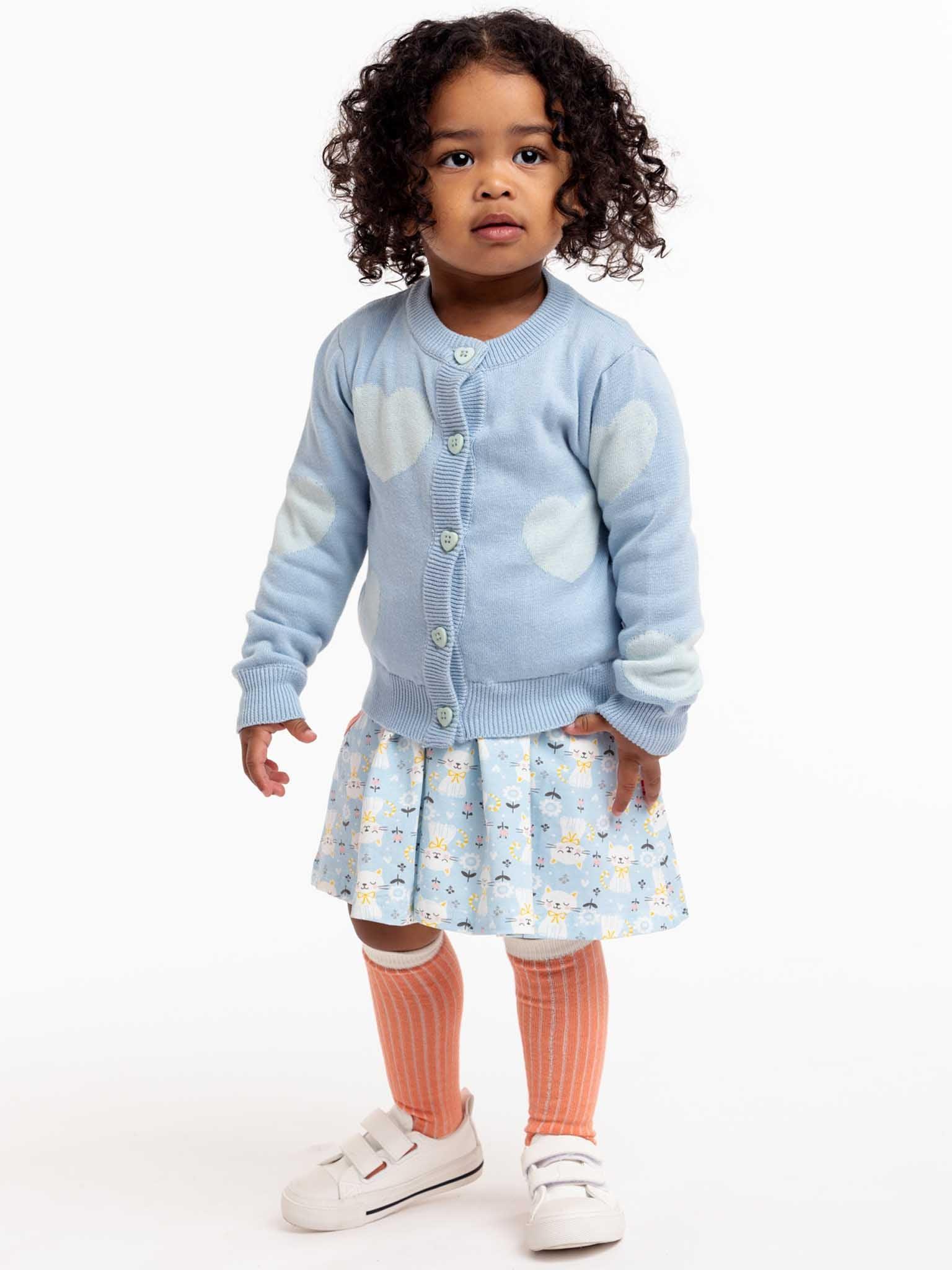 Maxine Starlight Hearts Cotton Cardigan - Oobi