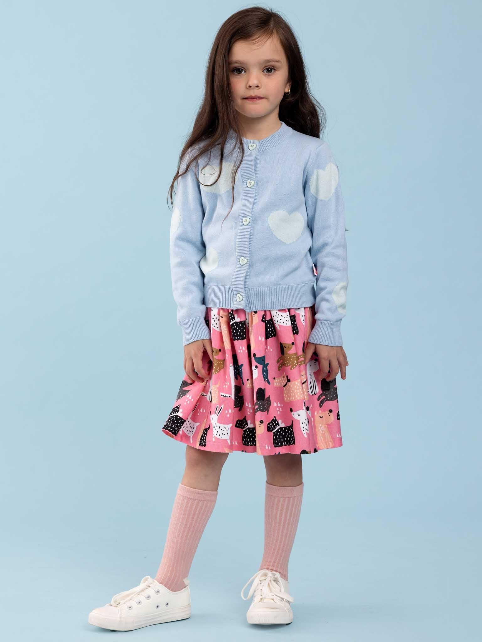 Maxine Starlight Hearts Cotton Cardigan - Oobi