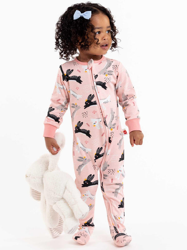 Pink Bunny Misha Zippy Suit
