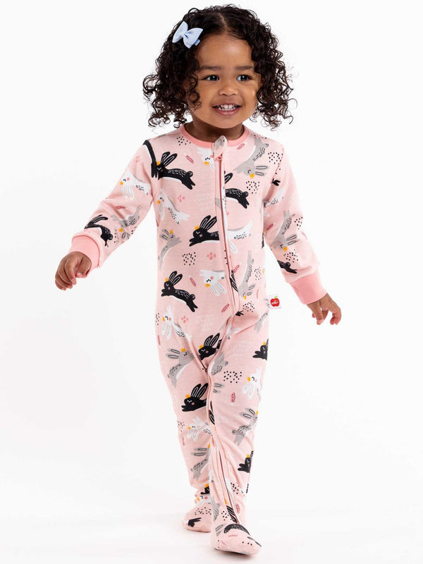 Pink Bunny Misha Zippy Suit