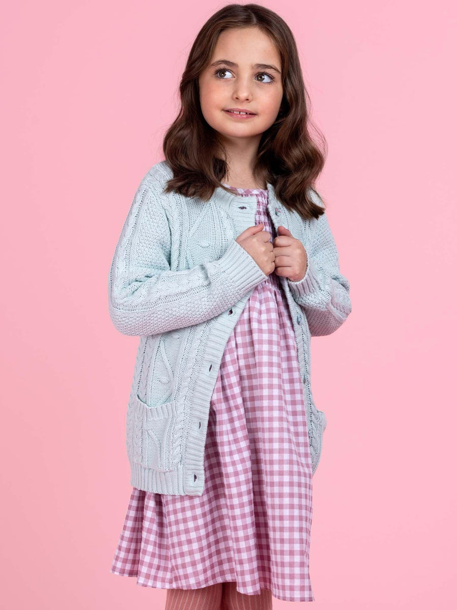 Oversized Snuggle Cardigan Blue