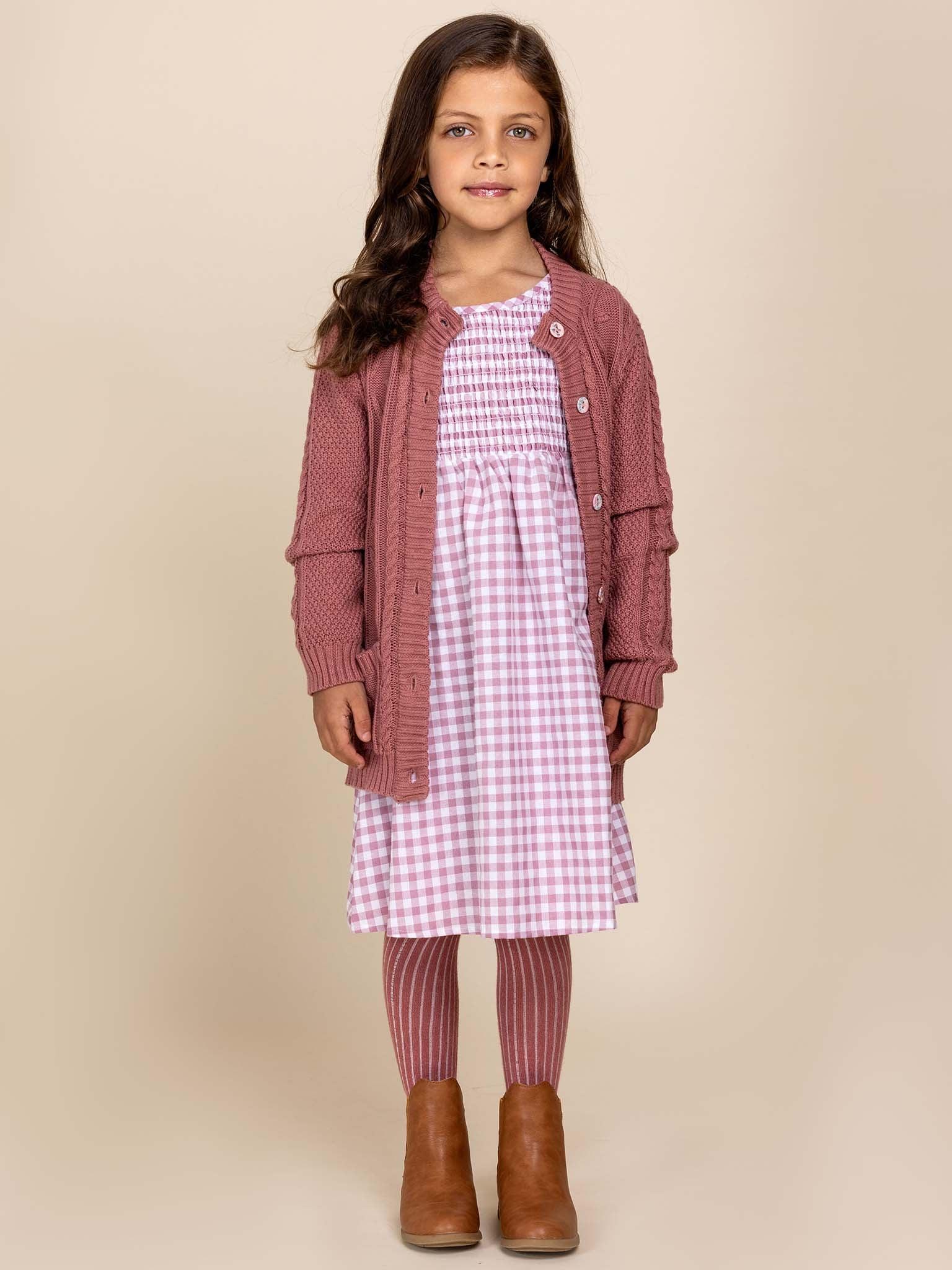 Oversized Snuggle Cardigan Rose - Oobi