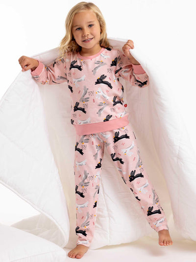 Pink rabbit pajamas