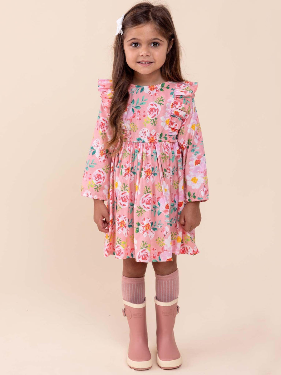 Penelope Pink Watercolour Dress