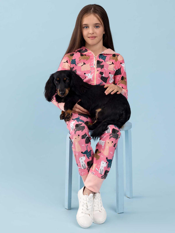 Pink Doggo Zadie Jersey Jacket