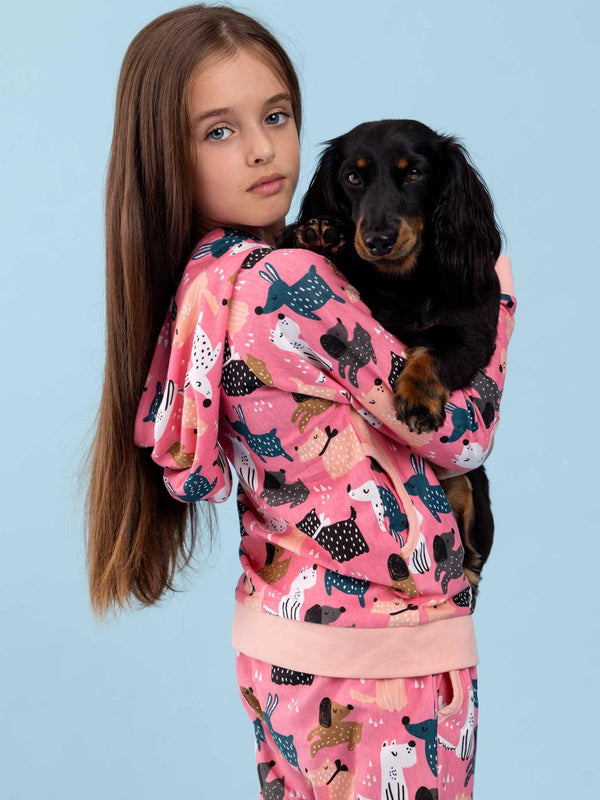 Pink Doggo Zadie Jersey Jacket